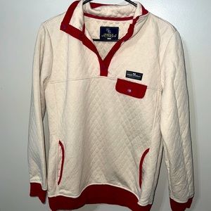 Gorgeous cream and red jacket! Simply southern and size small!